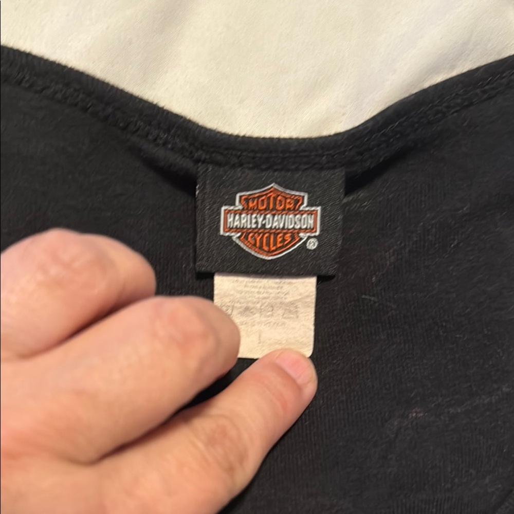 Harley-Davidson Black Daytona Palm Tank - Picture 3 of 3
